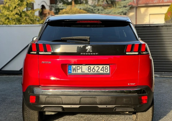 Peugeot 3008 cena 72500 przebieg: 184500, rok produkcji 2017 z Płock małe 596